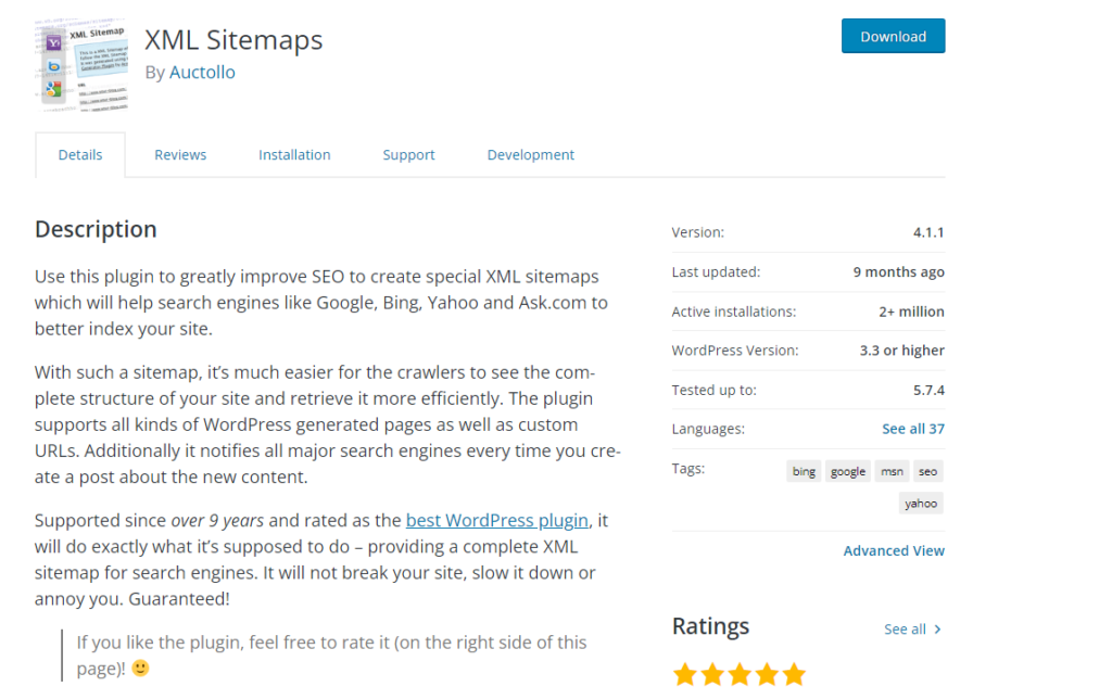  Google XML Sitemaps