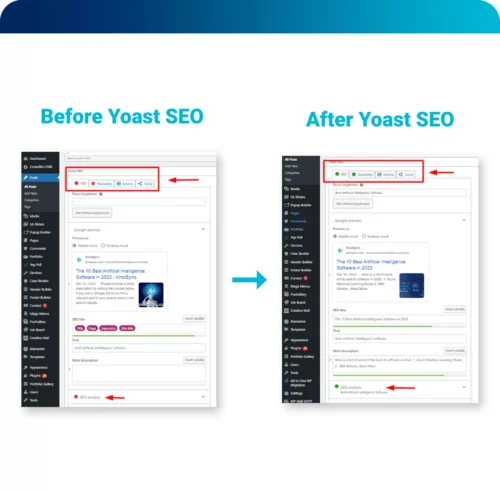 Yoast SEO Result