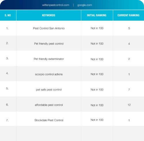 Keyword Ranking Result